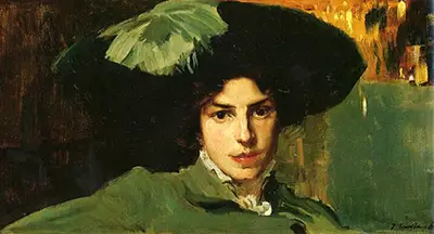 Maria with Hat Joaquin Sorolla